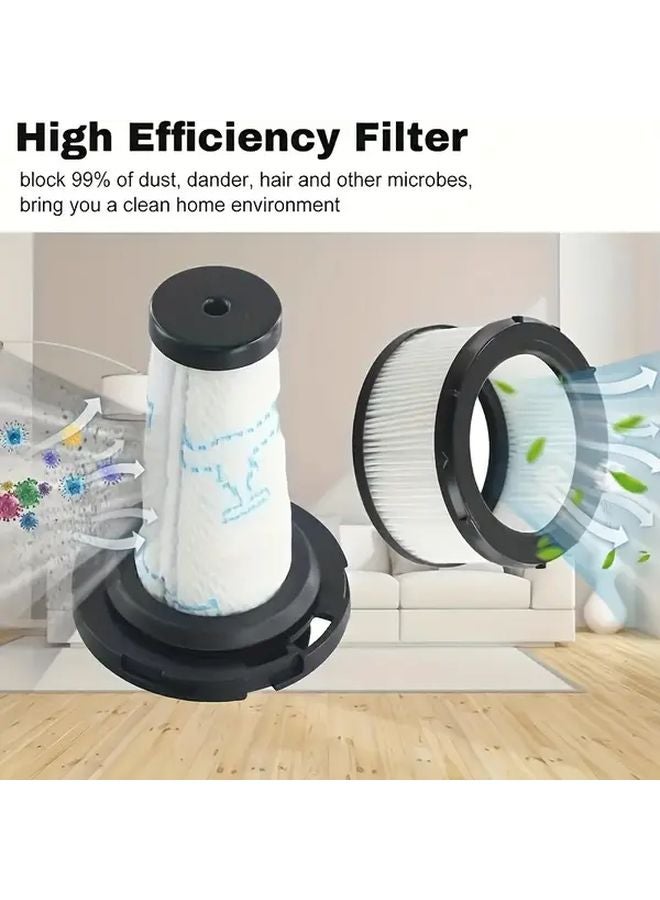 مرشح فراغ HEPA X Nano Essential ZR009010 ZR009012 لـ X Force Flex 9 60 مع عنصر المرشح الأمامي وشاشة المرشح الخلفي - Image 2