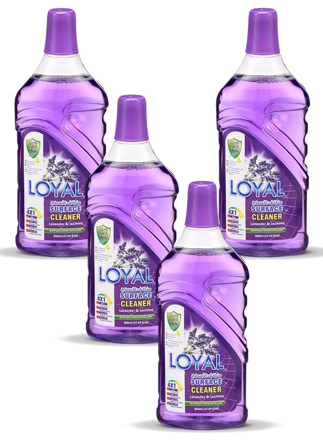 loyal Surface Cleaner 4x800ML Lavender & Jasmine
