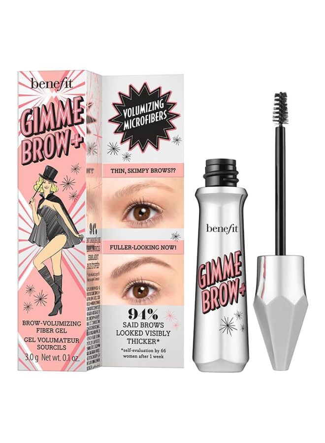 Benefit Cosmetics Gimme Brow Plus Volumizing Fiber Gel 02- Light Warm Golden Brown - Image 3