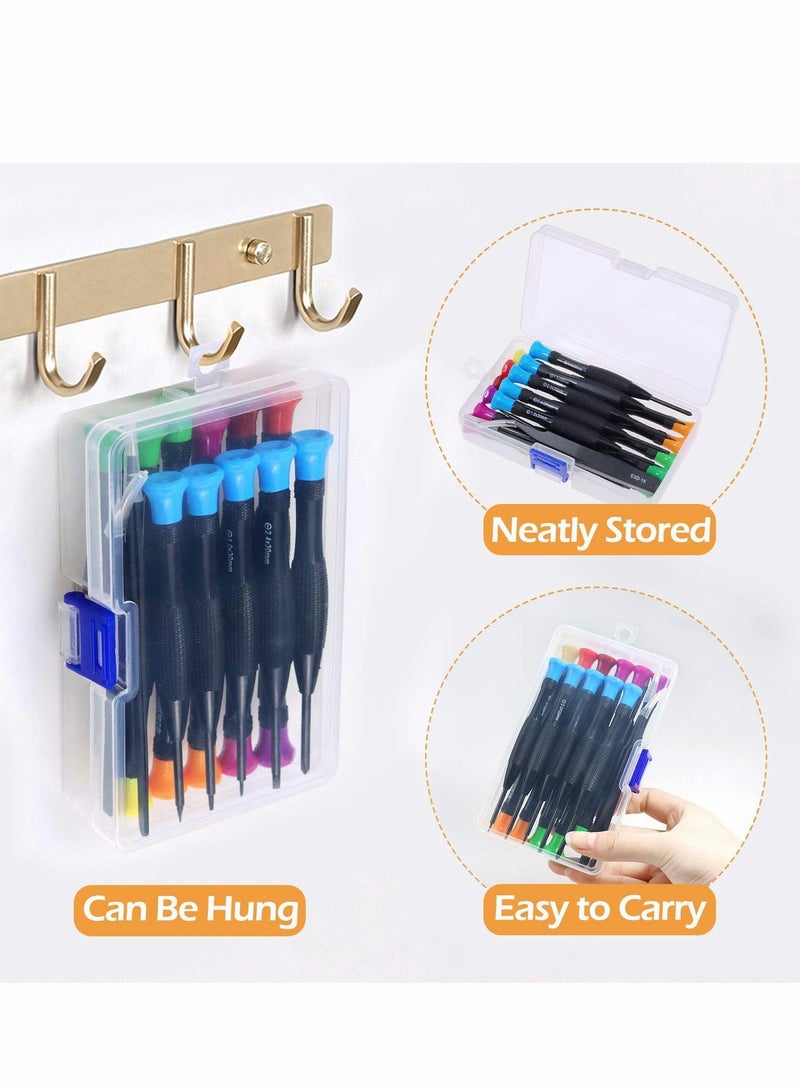 Y&D Screwdriver Kit 18Pcs Precision Magnetic Small Screwdrivers with Flathead Phillips Star Tweezers for Mobile Phone Smartphone Game Console Tablet PC Watch  - Image 4