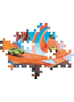 Clementoni Clementoni Hot Wheels: Let's Race Super Color Jigsaw Puzzle (104 Pieces)  - Image 1