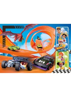 Clementoni Clementoni Hot Wheels: Let's Race Super Color Jigsaw Puzzle (104 Pieces)  - Image 3