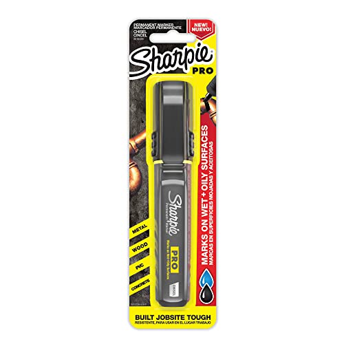 SHARPIE Pro Permanent Marker, Medium, Chisel Tip, Black Marker (2018329) - Image 5