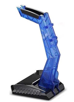 onikuma Gaming Headphone Stand -Anti-Slip Headset Holder -Durable Acrylic - Removable Detachable Design -Blue & Black  - Image 4