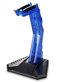 onikuma Gaming Headphone Stand -Anti-Slip Headset Holder -Durable Acrylic - Removable Detachable Design -Blue & Black  - Image 3