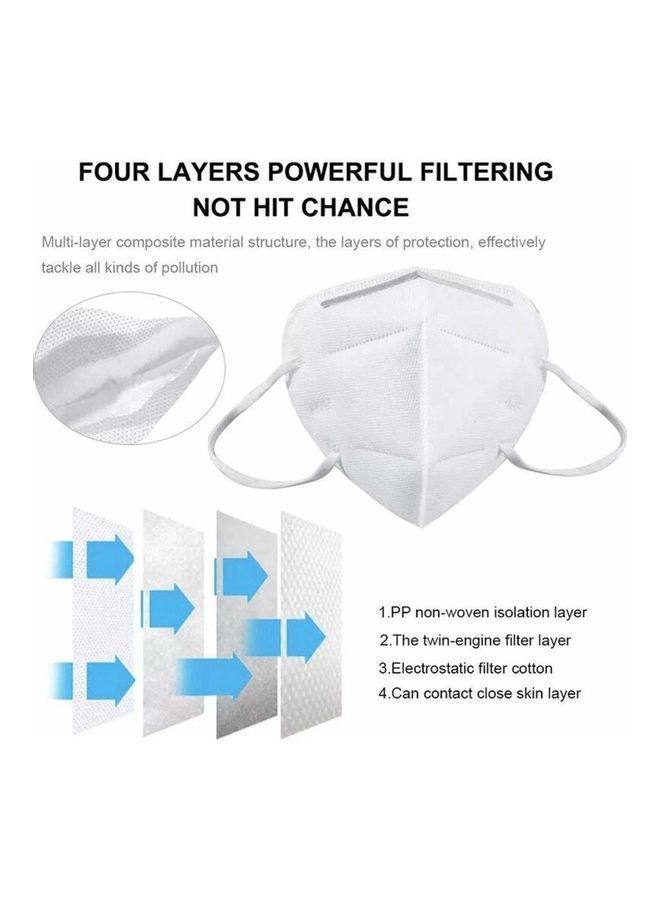NIBEMINENT Pack Of 4 KN95 Mask Without Filter - Image 4