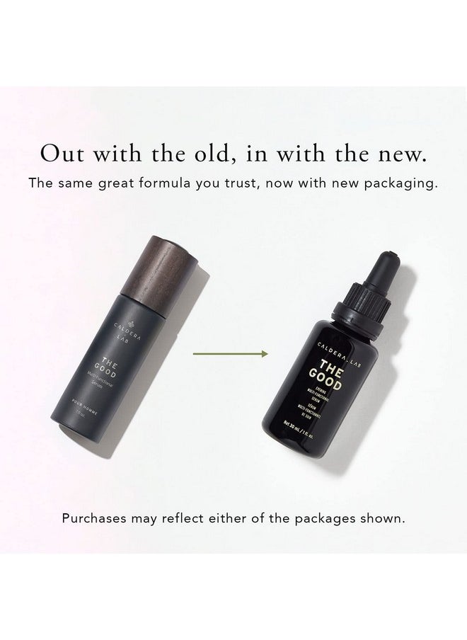 Caldera + Lab The Good ; Men'S Organic Moisturizing Face Serum For Dry Sensitive & Normal Skin Vegan Natural & Antioxidant Packed Skincare Facial Oil  - Image 3