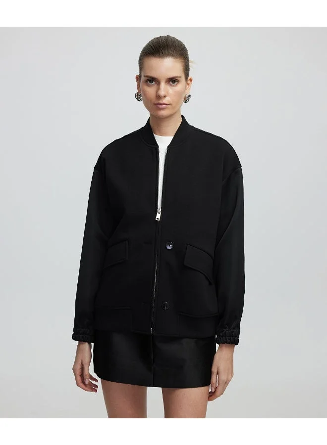 ابيكول سويت شيرت بأزرار قابلة للتعديل