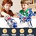 KIZONLY Collision Transforming Dinosaur Car Toy 2 in 1 Magnet Cars Transform into Dinosaur Toys Fun Robot Dinosaur Toy Cars Birthday Gift for Kids Boys Girls Age 46 612 Year Old - Image 4