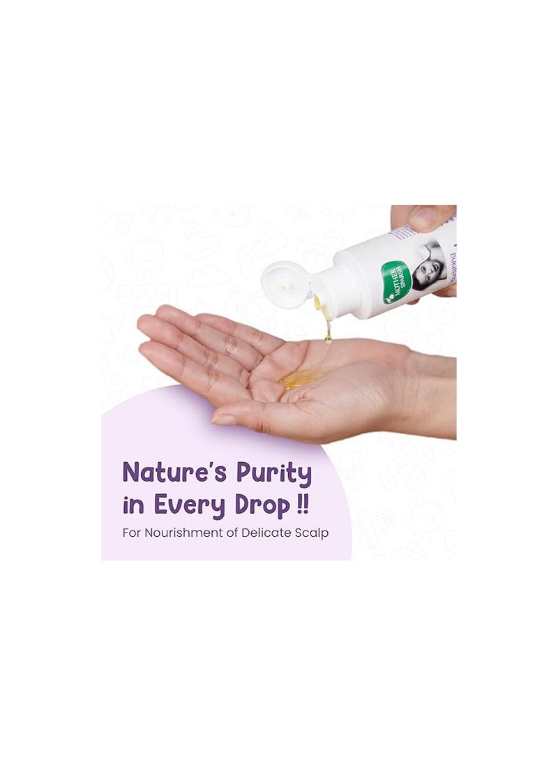 Mother Sparsh Mother Sparsh Nourishing Baby Hair Oil | Soothe & Nourishes Delicate Baby Scalp | Suitable Hair Oil for Newborns | Paraben Free, Sulphate Free- 100ml  - Image 2