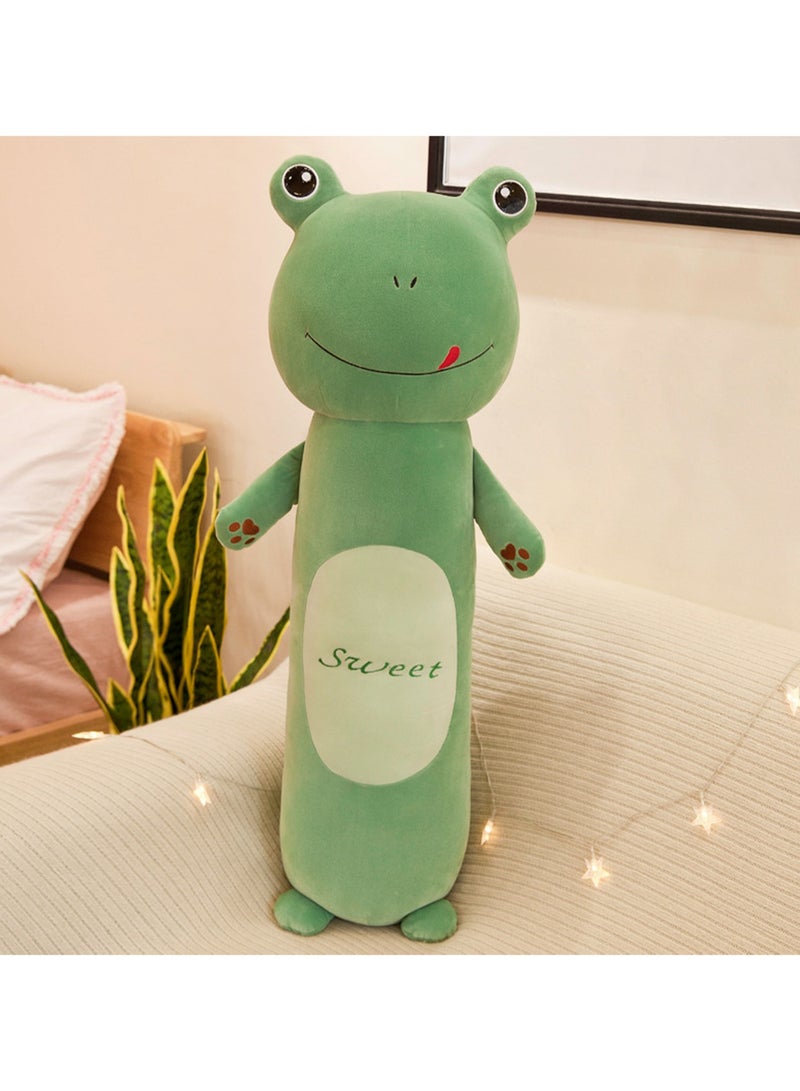 55 CM Cute Column Cartoon Frog Plush Toy Soft Stuffed Animal Doll For Girls And Boys All Ages Gift - Image 3