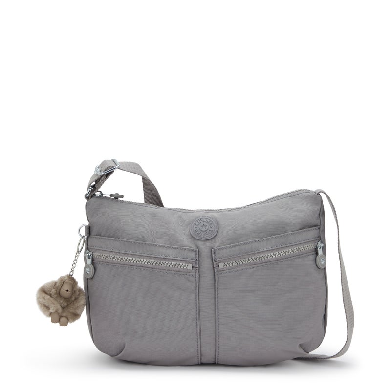 kipling Izellah Inviting Grey Medium Crossbody - Image 1