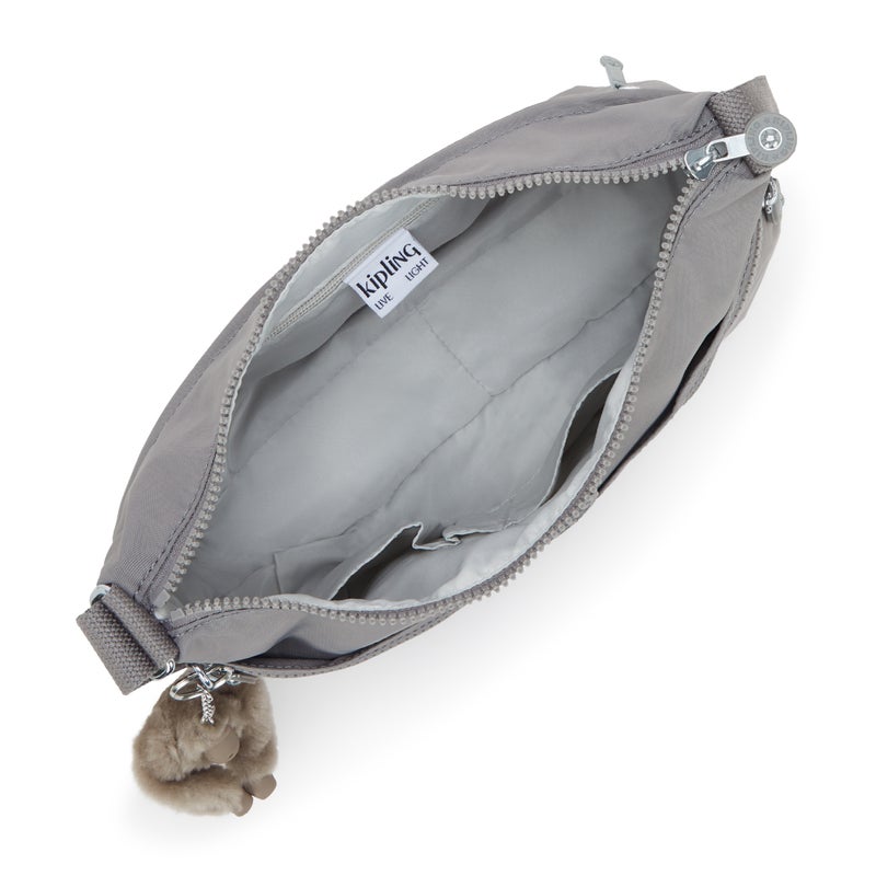 kipling Izellah Inviting Grey Medium Crossbody - Image 3