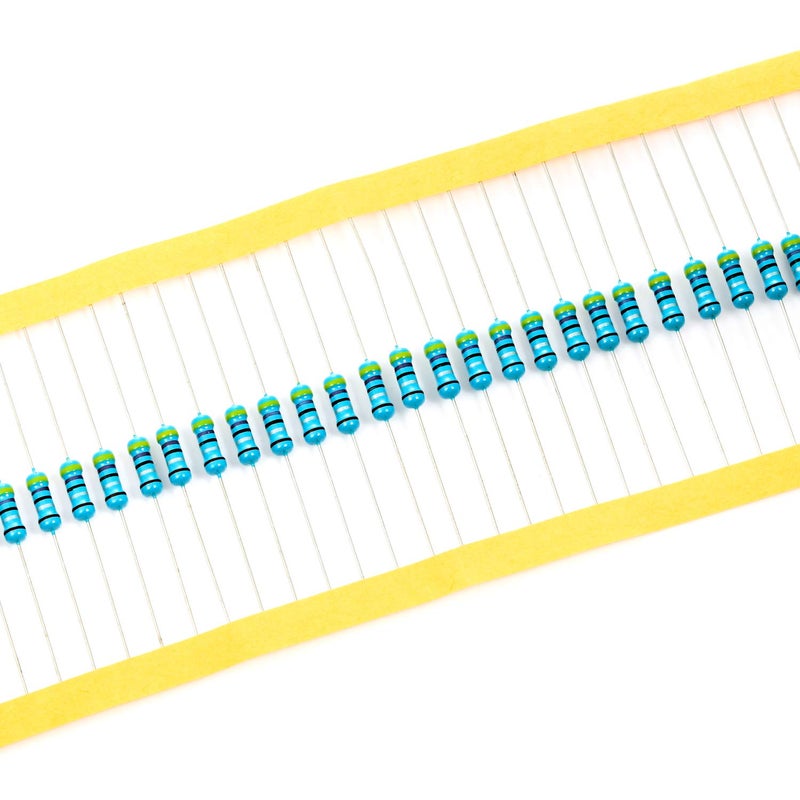 CHANZON 100pcs 1/2W (0.5W) 4.7 Ω ohm 4r7 Metal Film Fixed Resistor 0.01 ±1% Tolerance 4.7R MF Through Hole Resistors Current Limiting Rohs Certificated - Image 4