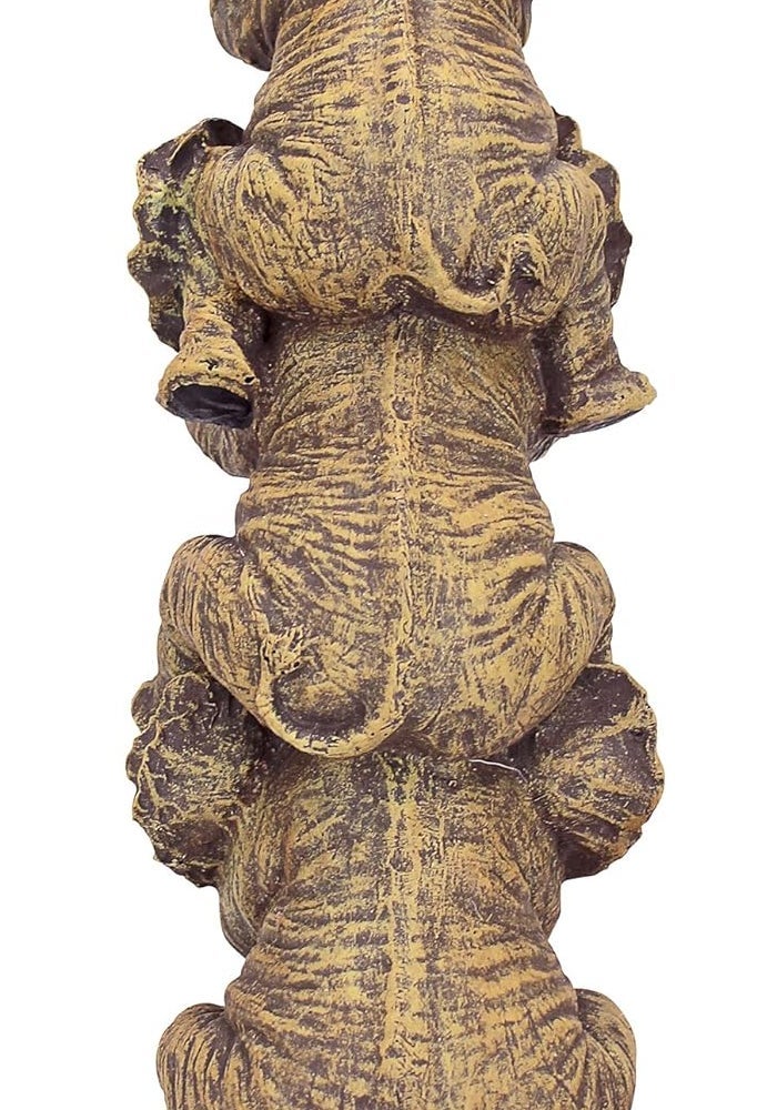 Design Toscano The Hear-No, See-No, Speak-No Evil Elephant Statue - Image 4
