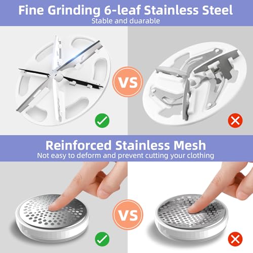 UN1QUE Electric Cordless Lint Remover, Portable Battery-Operated Lint Remover Woolen Cleaner with 2-Speeds for Woolen Sweaters Jackets/Burr Remover Pill Remover from Carpets, Curtains - Image 3