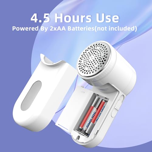 UN1QUE Electric Cordless Lint Remover, Portable Battery-Operated Lint Remover Woolen Cleaner with 2-Speeds for Woolen Sweaters Jackets/Burr Remover Pill Remover from Carpets, Curtains - Image 5