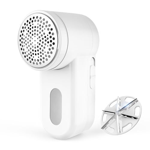 UN1QUE Electric Cordless Lint Remover, Portable Battery-Operated Lint Remover Woolen Cleaner with 2-Speeds for Woolen Sweaters Jackets/Burr Remover Pill Remover from Carpets, Curtains - Image 1