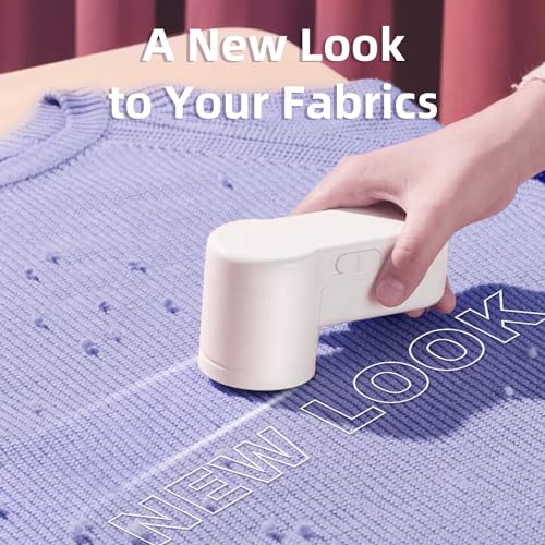 UN1QUE Electric Cordless Lint Remover, Portable Battery-Operated Lint Remover Woolen Cleaner with 2-Speeds for Woolen Sweaters Jackets/Burr Remover Pill Remover from Carpets, Curtains - Image 2