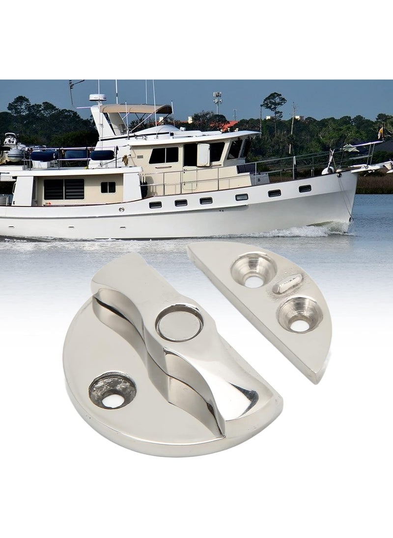 Tefola Boat Cabinet Latch Boat Door Catch Latch Round 45mm 180 Rotation 316 Stainless Steel Universal for Marines Yachts  - Image 4