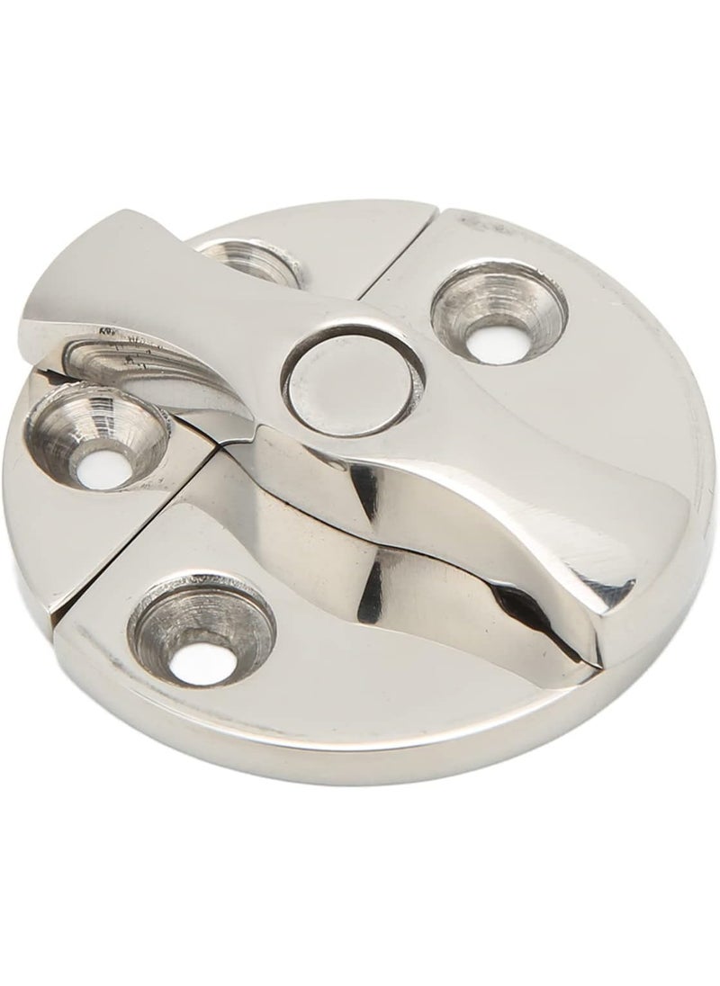 Tefola Boat Cabinet Latch Boat Door Catch Latch Round 45mm 180 Rotation 316 Stainless Steel Universal for Marines Yachts  - Image 1