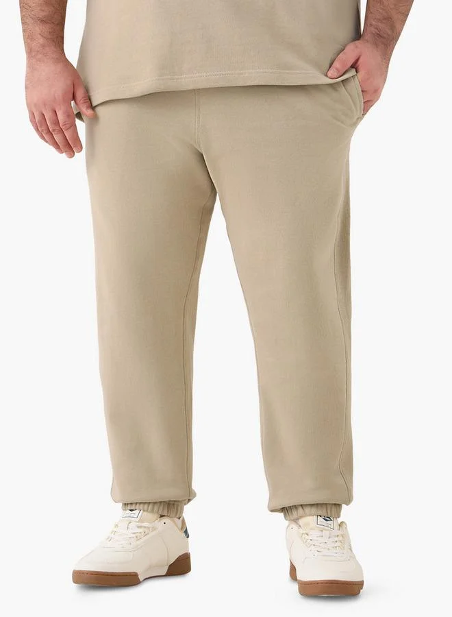 Splash FAV Plus Size Flexi Waist Joggers with Pockets