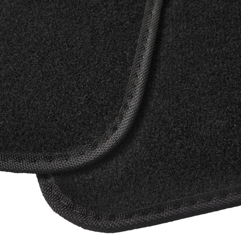 BDK MT-403-PK Design Carpet Car Floor Mats Set with Rubber Backing - Pink and Red Hearts - Image 5