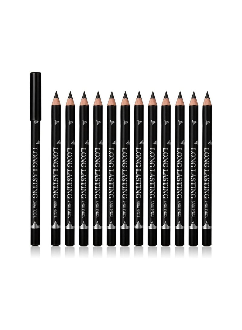 Mn Eyebrow Pencil Black Color set of 12 - Image 1