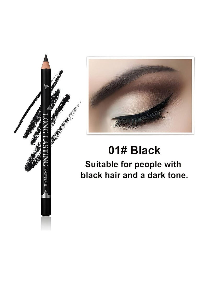 Mn Eyebrow Pencil Black Color set of 12 - Image 2