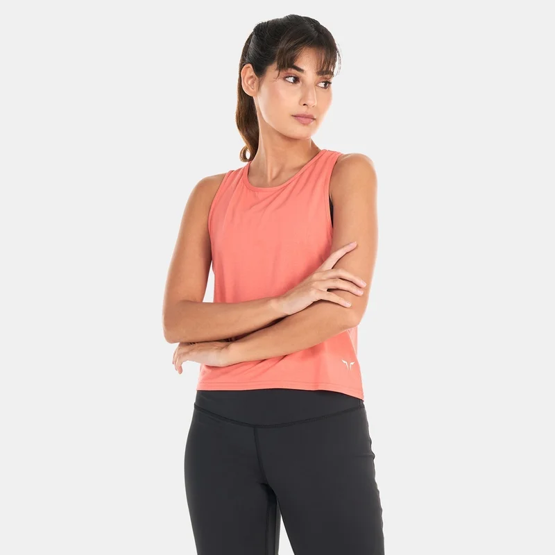 SQUATWOLF Women's High Hip Camo Print Tank Top