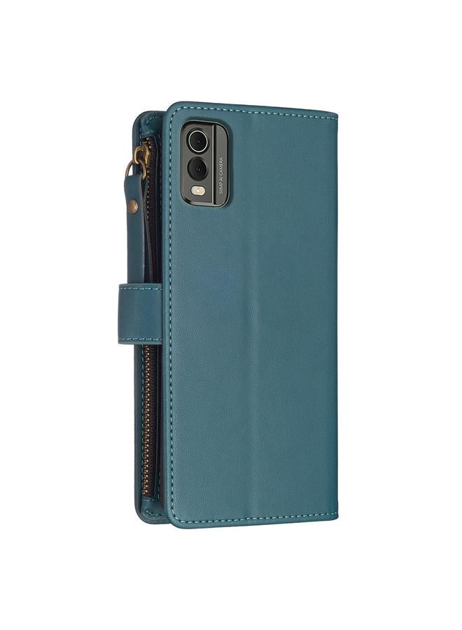 S-TOP Case For Nokia C32 9 Card Slots Zipper Wallet Leather Flip Phone Case - Image 3