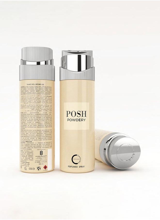 Posh Powdery Perfumed Spray, 200ml - pzsku/Z78227AABD0D52A37CCD1Z/45/_/1726149131/e8118448-e80d-46cd-8bcc-ccc3fc13d67f