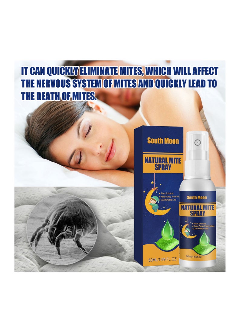 SOUTH MOON - South Moon Mite Net Spray Home Mite Removal Indoor Environment Bed Sheet Clothes Mite Removal Spray - Image 1