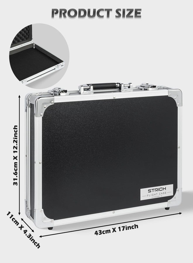 STRICH Guitar Pedal Case, 17" x 12.20" x 3.94" Aluminum Locking Effect Pedal Case with Mounting Tape, Compatible with Single Pedals & Multi-Effects - Image 5