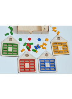 Swordwood Laser Cut Wooden House Shape Sorter Toy SW-00129
