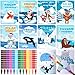 Funrous 24 Sets Winter Coloring Books with Crayons Bulk Winter Party Favors Pack Animals Polar Bear Penguin Coloring Pages for Toddlers Holiday Class Gifts Activity Supplies Goodies Bags Fillers - Image 3