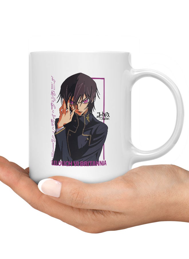 LIT - Code Geass Mug Code Geass Mug for Coffee Lelouch vi Britannia Gift Mug Rurūshu vi Buritania Lelouch of the Rebellion-Manga Series - Image 1