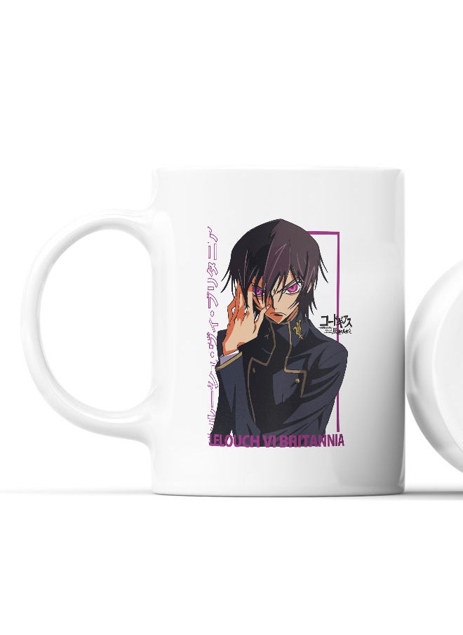 LIT - Code Geass Mug Code Geass Mug for Coffee Lelouch vi Britannia Gift Mug Rurūshu vi Buritania Lelouch of the Rebellion-Manga Series - Image 1