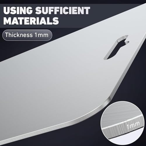 Silver Shark Stainless Steel Chopping Board, Size 21 CM X 31 CM, 1 MM Thickness - Image 4