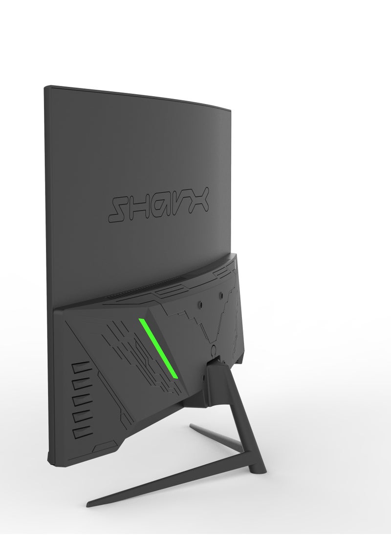 SHARX - SHARX Gaming Monitor 24" (24F180VC), 180hz Refresh Rate, 1ms (MPRT) Response Time, Curved VA, 2.1HDMI, Back Light Sync, Fixed Stand, Free Sync, G-Sync Compatible. - Image 1