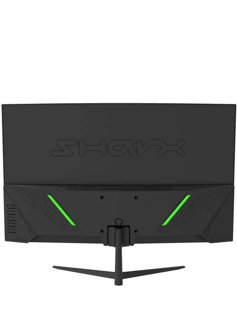 SHARX - SHARX Gaming Monitor 24" (24F180VC), 180hz Refresh Rate, 1ms (MPRT) Response Time, Curved VA, 2.1HDMI, Back Light Sync, Fixed Stand, Free Sync, G-Sync Compatible. - Image 1