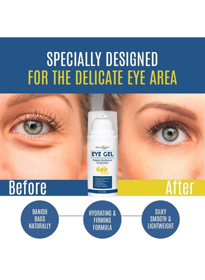 dermaxgen Eye Gel + Plant Stem Cells + Matrixyl 3000 + Arginine For Under And Around Eyes To Smooth Fine Lines Eliminate Dark Circles And Depuff Bags With Peptide Complex. - Image 4