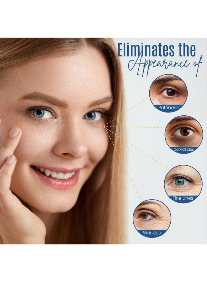 dermaxgen Eye Gel + Plant Stem Cells + Matrixyl 3000 + Arginine For Under And Around Eyes To Smooth Fine Lines Eliminate Dark Circles And Depuff Bags With Peptide Complex. - Image 2