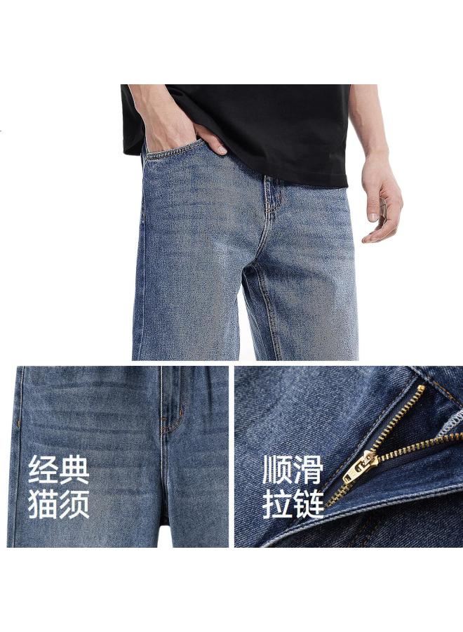 SEMIR Men'S Vintage Loose Straight Leg Jeans For Spring 2025 - Image 2