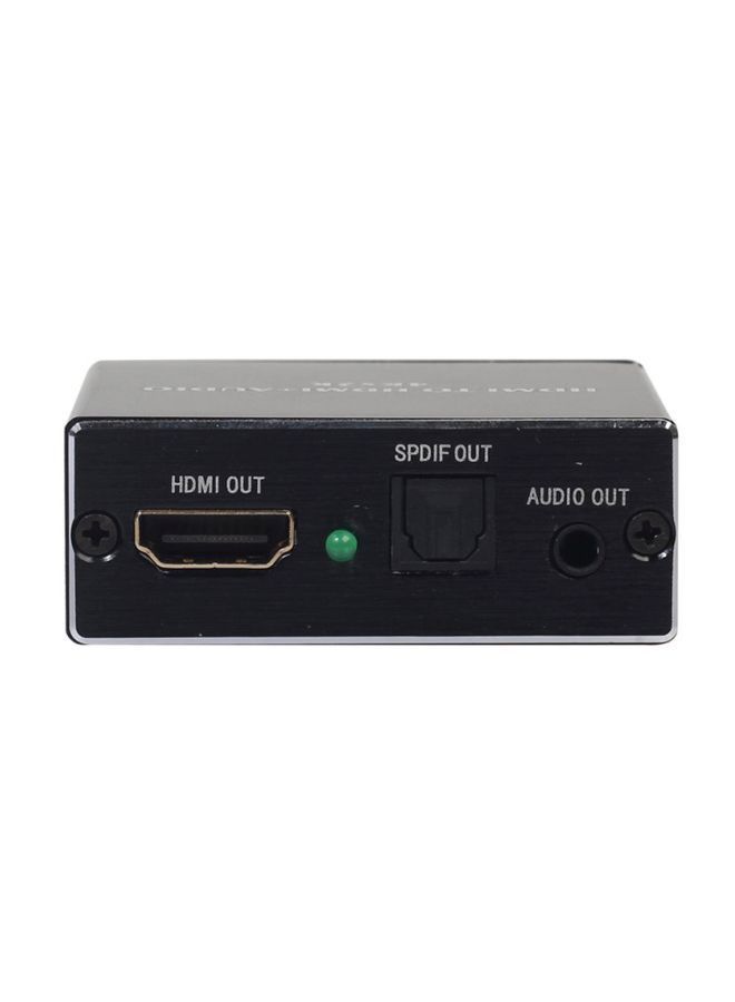 NIBEMINENT HDMI To 3.5 mm Analog Audio Adapter Black  - Image 3