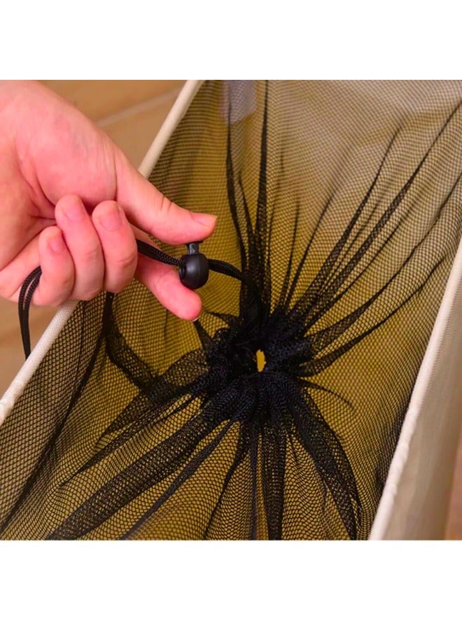 Chase Up Laundry Basket with Wheels – Collapsible Rolling Laundry Hamper with Handle, Waterproof Oxford Fabric, Laundry Bag, Narrow Space Organizer for Bathroom, Bedroom - Image 2