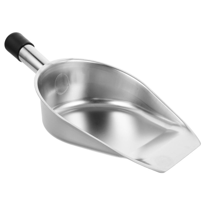 Stainless Steel Narrow Mouth Handheld Dustpan Compact Desktop Trash Shovel for Home Kitchen Cleaning - Image 2