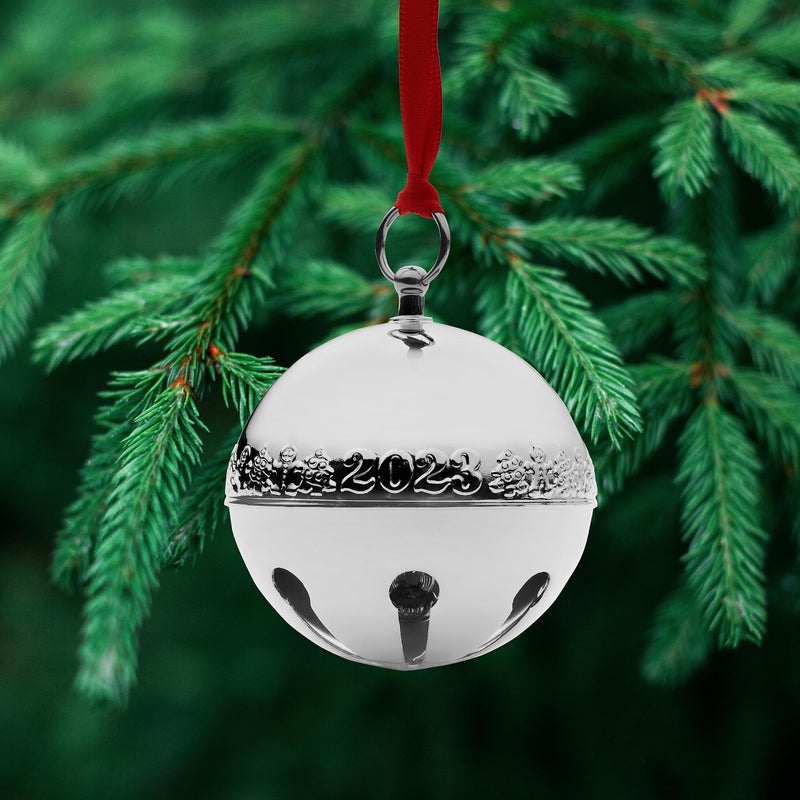 Wallace 2023 Silver Plated Sleigh Bell Ornament  53rd Edition - Image 4