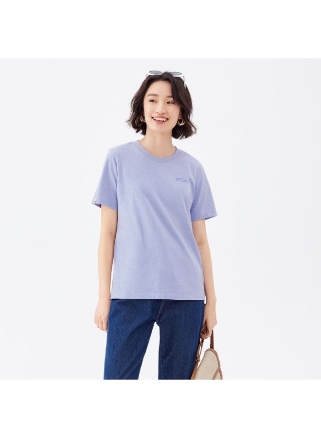 purcotton Summer Women'S Short-Sleeve Cotton T-Shirt: Stay Cool And Comfortable All Season, Versatile And Practical - Image 2