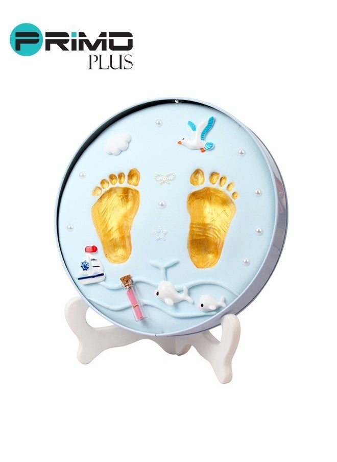 PRIMO PLUS High Quality Mud Cartoon Design Newborn Footprint Kit With Easy No-bake Drying for Kids  - Image 2